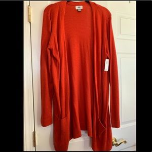 NEW! Old Navy Long Red Cardigan